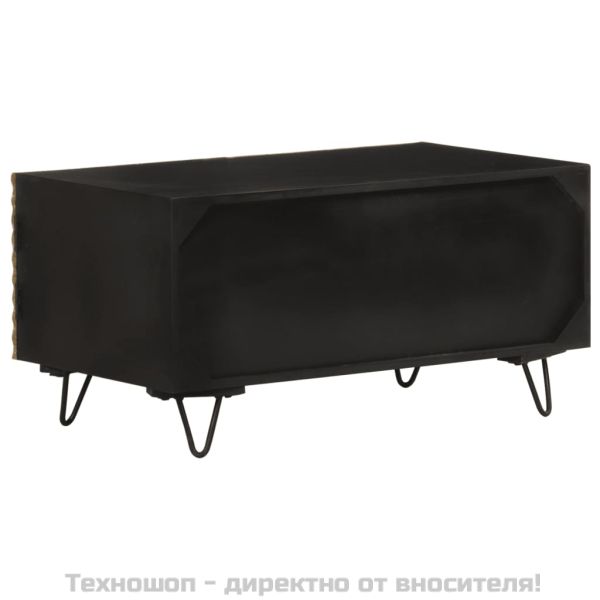 Маса за кафе, 90x50x45 см, мангово дърво масив