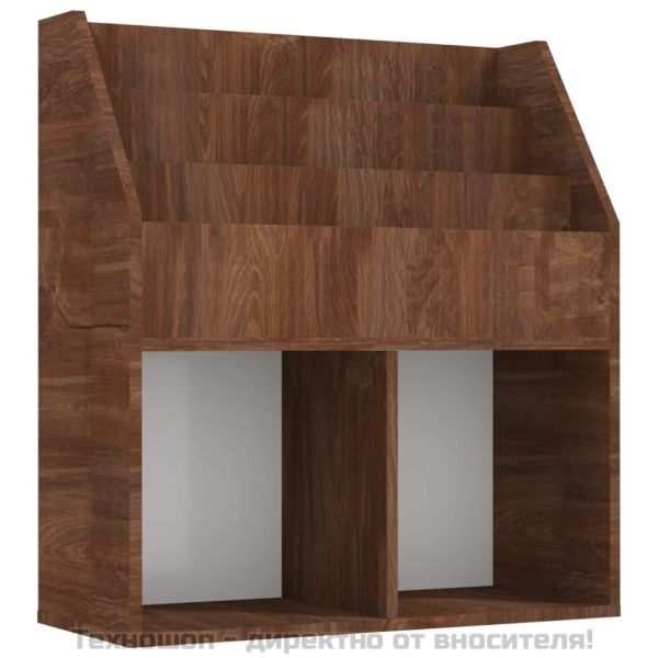 Етажерка за детски книжки, дъб, 71x30x78,5 см, инженерно дърво