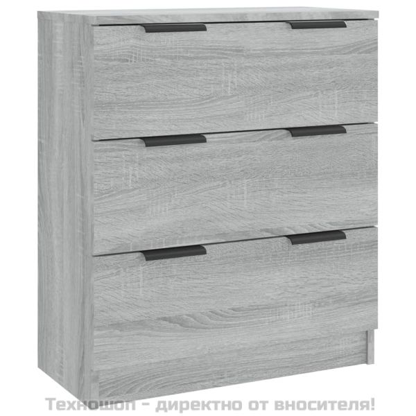 Сайдборд, сив сонома, 60x30x70 см, инженерно дърво