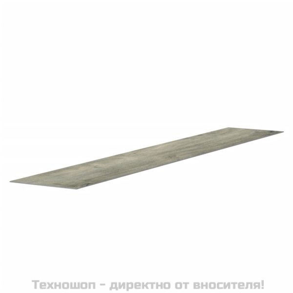 Стенни панели, с вид на дърво, сиви, PVC, 2,06 м²