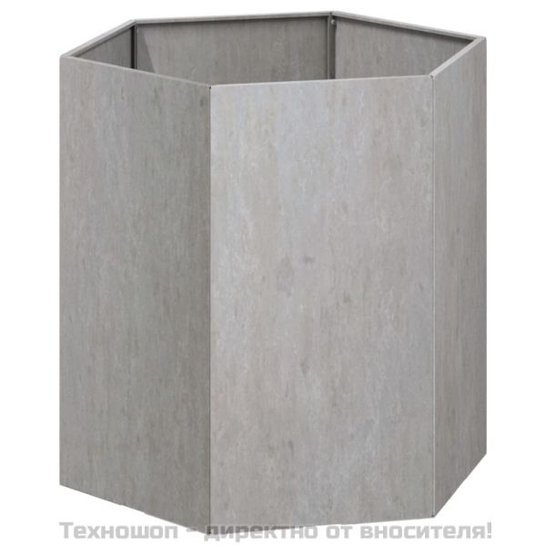 Кашпа, ръждиво, 40x40x45 см, кортенова стомана