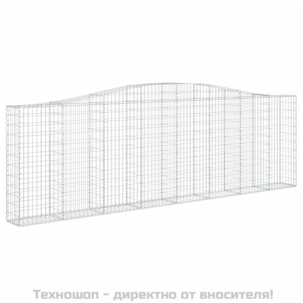 Габионни кошници арка 5 бр 400x30x120/140см поцинковано желязо