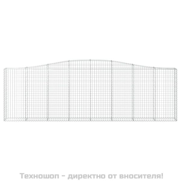 Габионни кошници арка 5 бр 400x30x120/140см поцинковано желязо