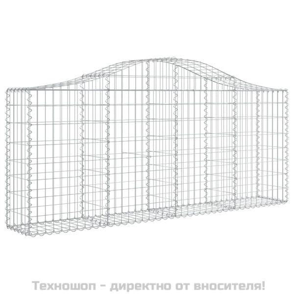 Габионни кошници арка 30 бр 200x30x80/100 см поцинковано желязо
