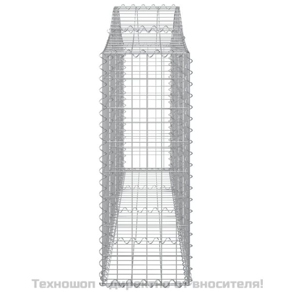 Габионни кошници арка 11 бр 200x30x80/100 см поцинковано желязо