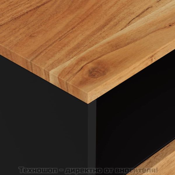 Нощно шкафче 50x33x62 см масивна акация и инженерно дърво