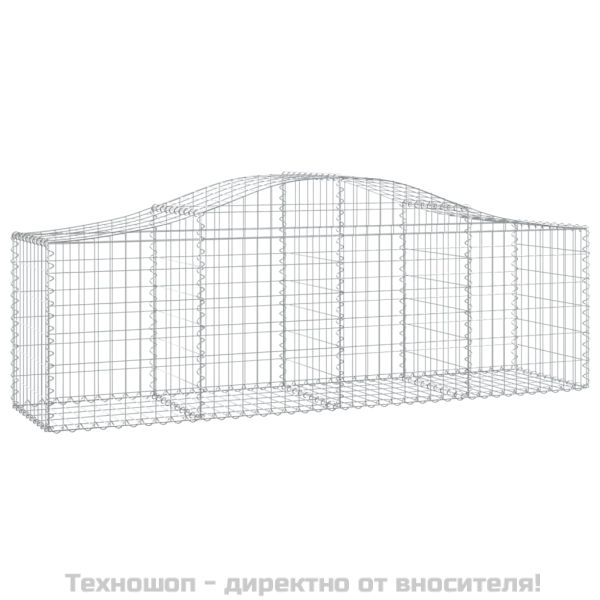 Габионни кошници арка 7 бр 200x50x60/80 см поцинковано желязо