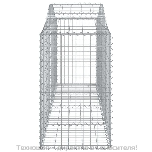 Габионни кошници арка 13 бр 200x50x80/100 см поцинковано желязо