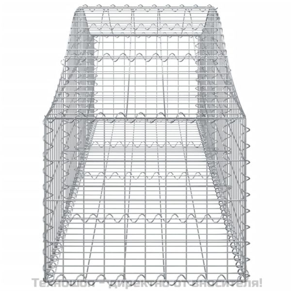 Габионни кошници арка 6 бр 200x50x40/60 см поцинковано желязо