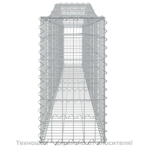 Габионни кошници арка 5 бр 400x30x60/80 см поцинковано желязо