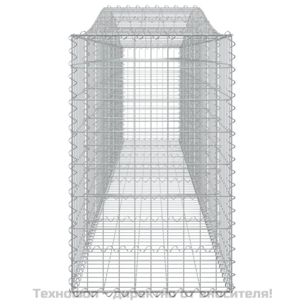 Габионни кошници арка 6 бр 400x50x80/100 см поцинковано желязо