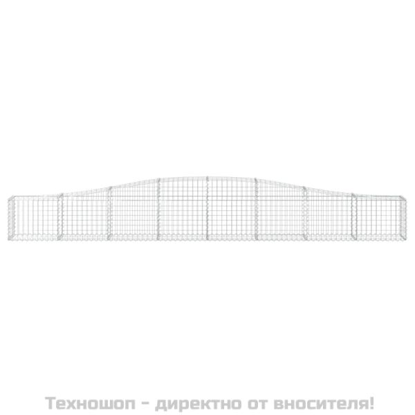 Габионни кошници арка 7 бр 400x30x40/60 см поцинковано желязо