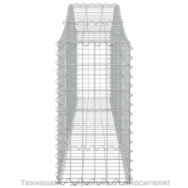 Габионни кошници арка 4 бр 200x30x60/80 см поцинковано желязо