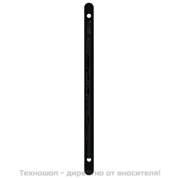 Стенна стойка за висящи саксии 4 бр черни стомана