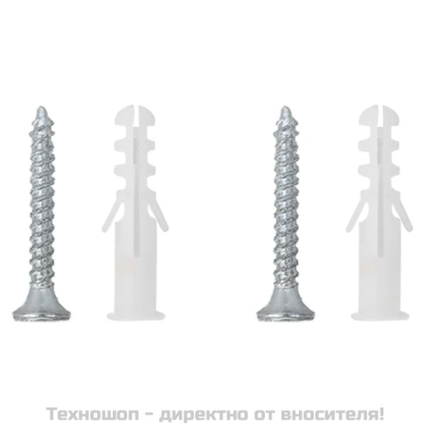 Стенна стойка за висящи саксии 4 бр черни стомана