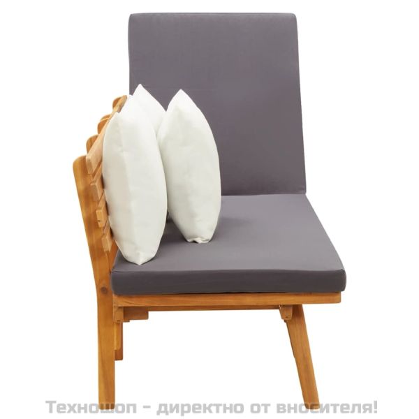 Градинско дневно легло, 200x65 см, акациево дърво масив