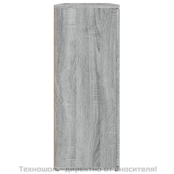 Сайдборд, сив сонома, 91x29,5x75 см, инженерно дърво