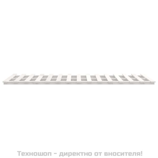 Рамка за легло, бяла, бор масив, 135x190 см