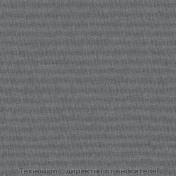 Бебешко легло с матрак, тъмносив, ленен плат