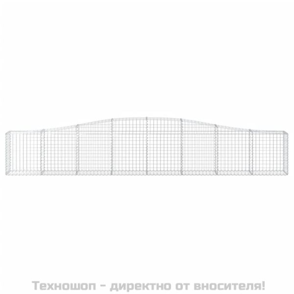 Габионни кошници арка 10 бр 400x30x60/80 см поцинковано желязо