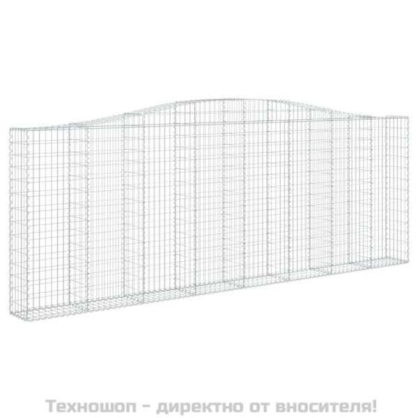 Габионни кошници арка 9 бр 400x30x140/160 см поцинковано желязо