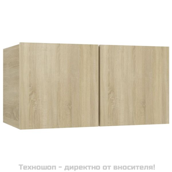 Окачени ТВ шкафове, 2 бр, дъб сонома, 60x30x30 см