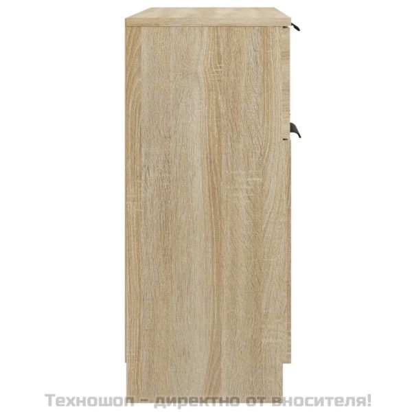 Сайдборд, сонома дъб, 60x30x70 см, инженерно дърво