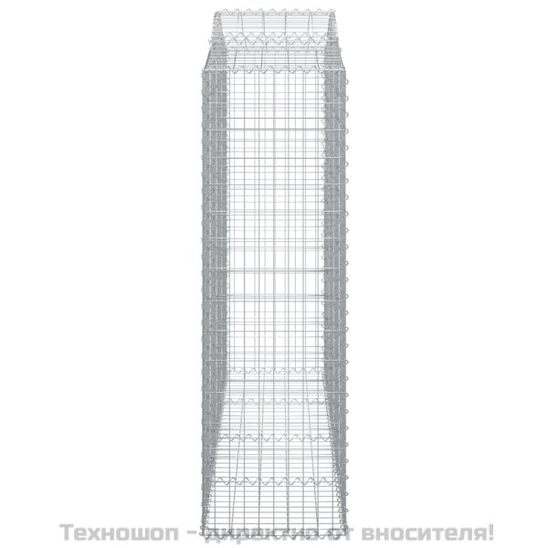 Габионни кошници арка 9 бр 200x50x160/180 см поцинковано желязо