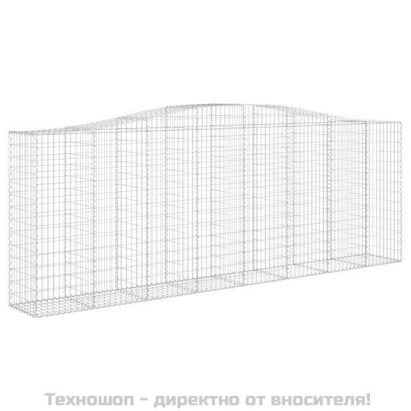 Габионни кошници арка 4 бр 400x50x140/160 см поцинковано желязо