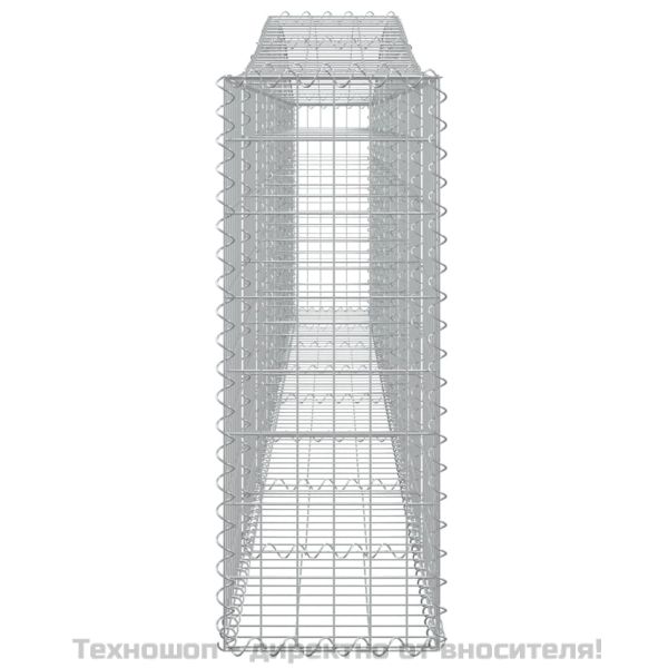 Габионни кошници арка 10 бр 400x30x80/100 см поцинковано желязо