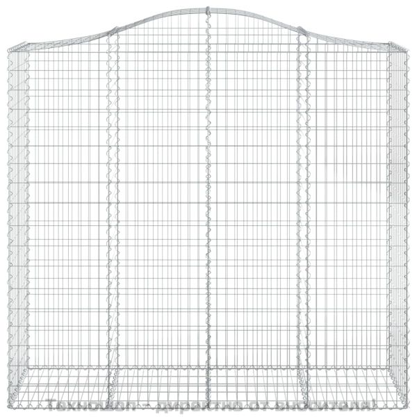 Габионни кошници арка 4 бр 200x50x180/200 см поцинковано желязо