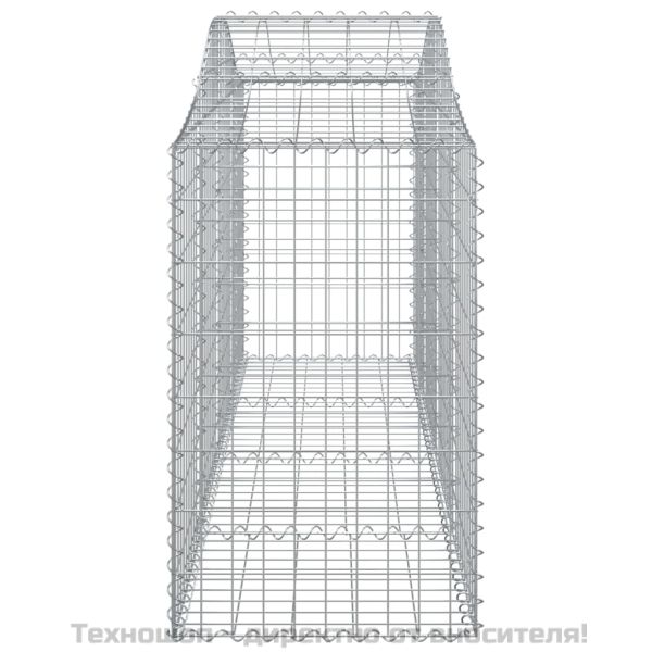 Габионни кошници арка 20 бр 200x50x80/100 см поцинковано желязо