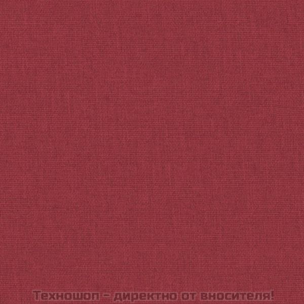 Бебешко легло с матрак, червено, ленен плат