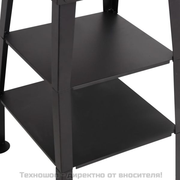 Външна пещ за пица на дървени въглища с 2 шамотни камъка