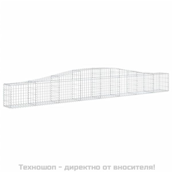 Габионни кошници арка 15 бр 400x30x40/60 см поцинковано желязо