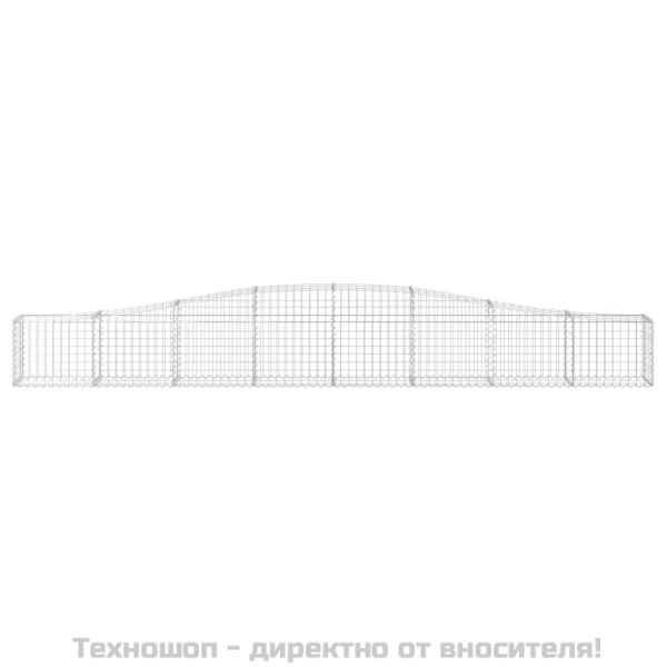 Габионни кошници арка 15 бр 400x30x40/60 см поцинковано желязо
