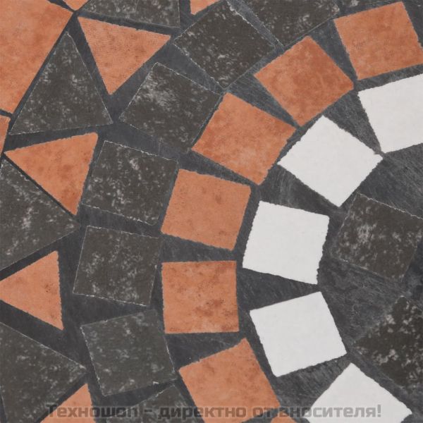 Основа за чадър, теракота и бяло, кръгла, 12 кг