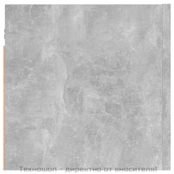 ТВ шкафове за стенен монтаж, 2 бр, бетонно сиви, 30,5x30x30 см