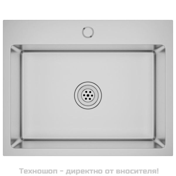 Ръчно изработена кухненска мивка, неръждаема стомана