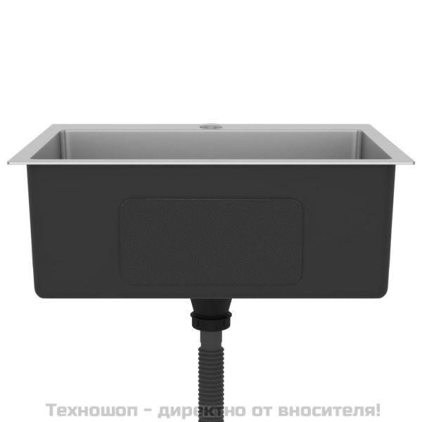 Ръчно изработена кухненска мивка, неръждаема стомана