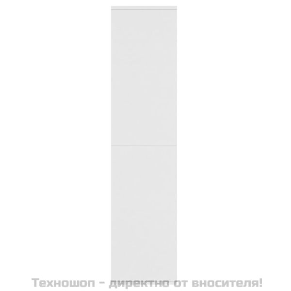 Библиотека/бюфет, бяла, 66x30x130 см, инженерно дърво