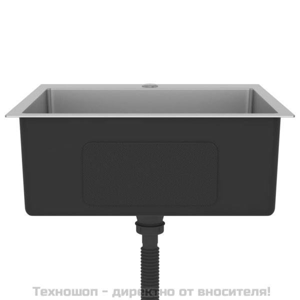 Ръчно изработена кухненска мивка, неръждаема стомана