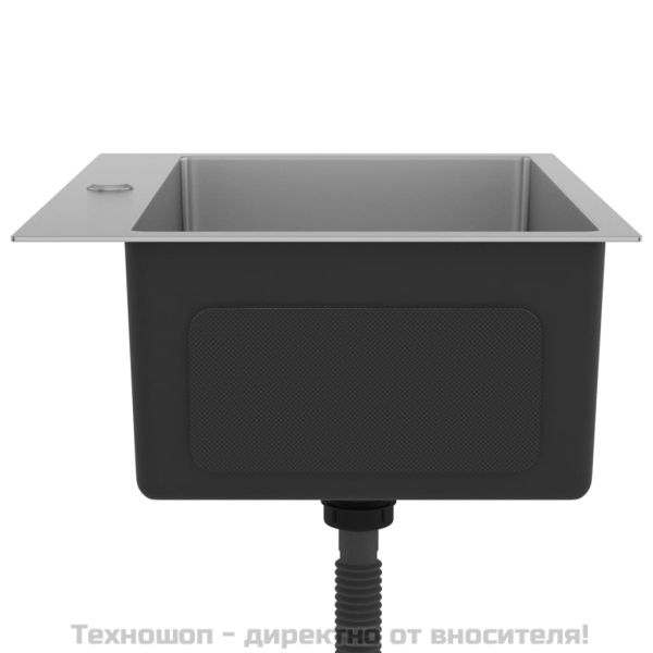 Ръчно изработена кухненска мивка, неръждаема стомана