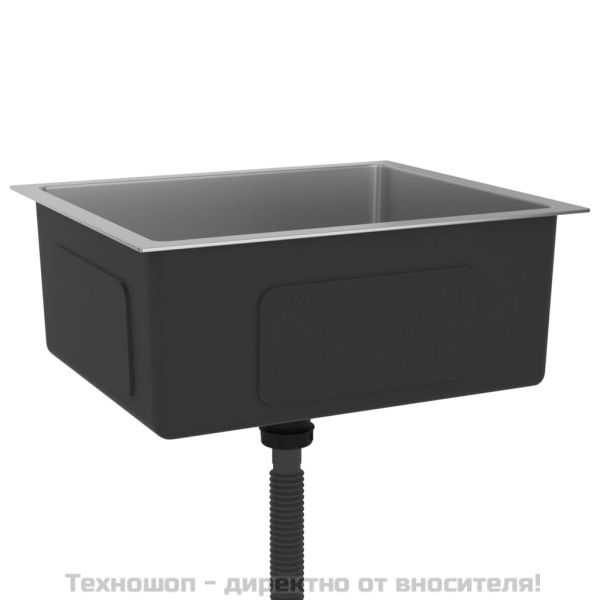 Ръчно изработена кухненска мивка, неръждаема стомана