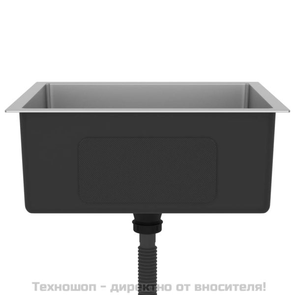 Ръчно изработена кухненска мивка, неръждаема стомана