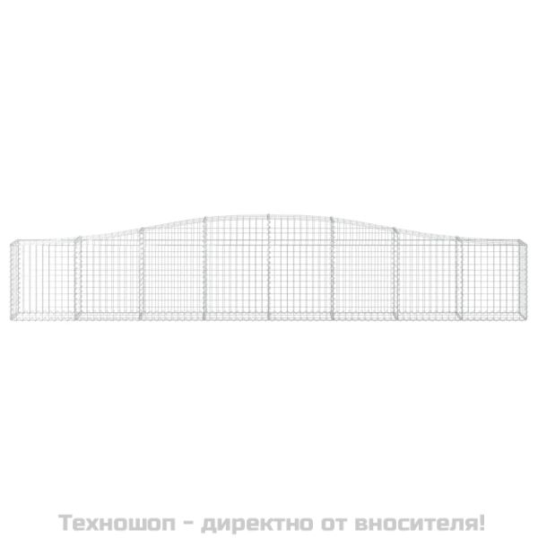 Габионни кошници арка 8 бр 400x30x60/80 см поцинковано желязо