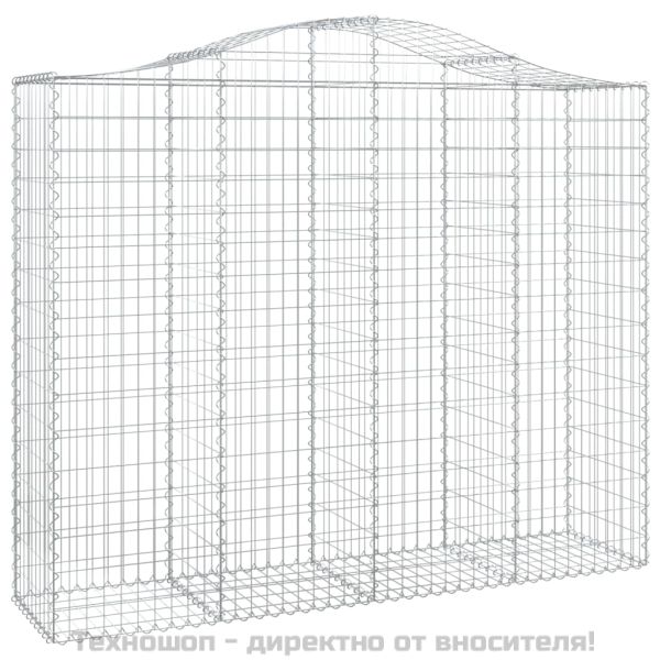 Габионни кошници арка 15 бр 200x50x160/180см поцинковано желязо