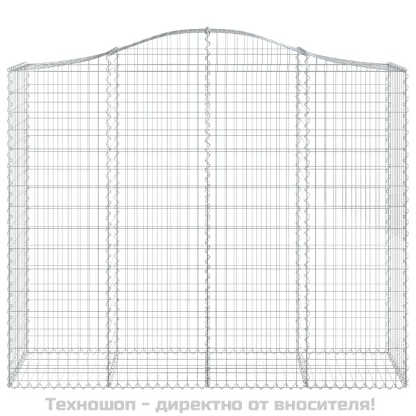 Габионни кошници арка 15 бр 200x50x160/180см поцинковано желязо