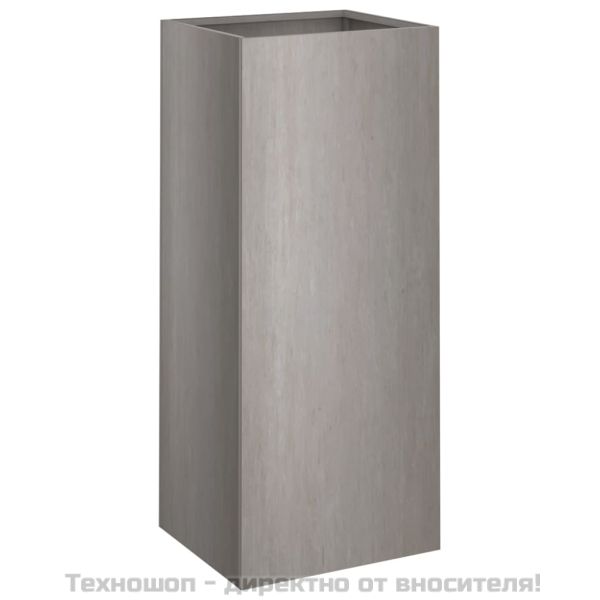 Кашпа, 32x29x75 см, кортенова стомана