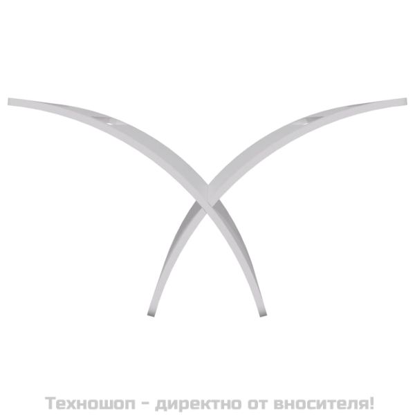 Дървена поставка за списания, подова, бяла